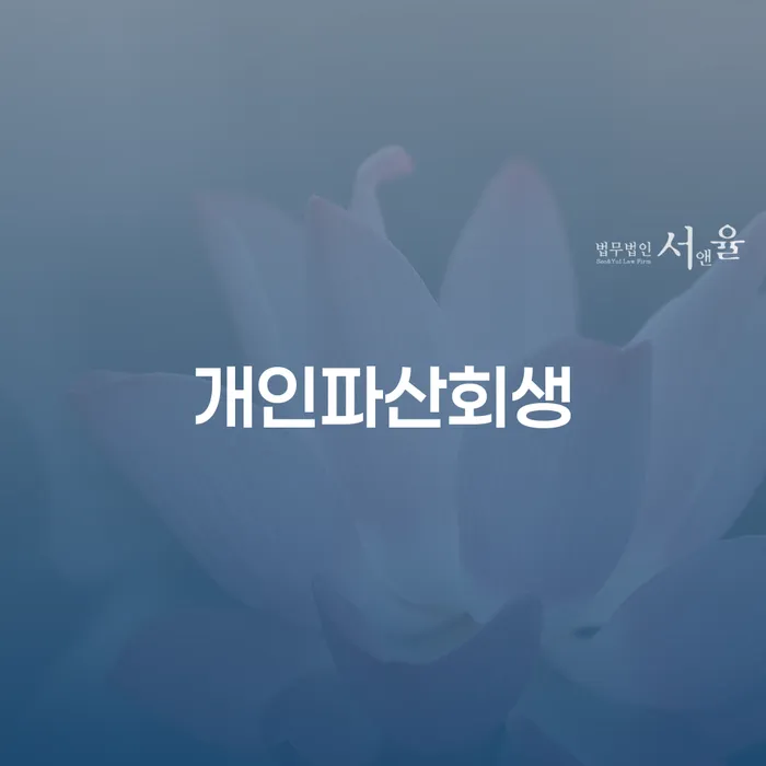 개인회생자 개인파산 체크리스트